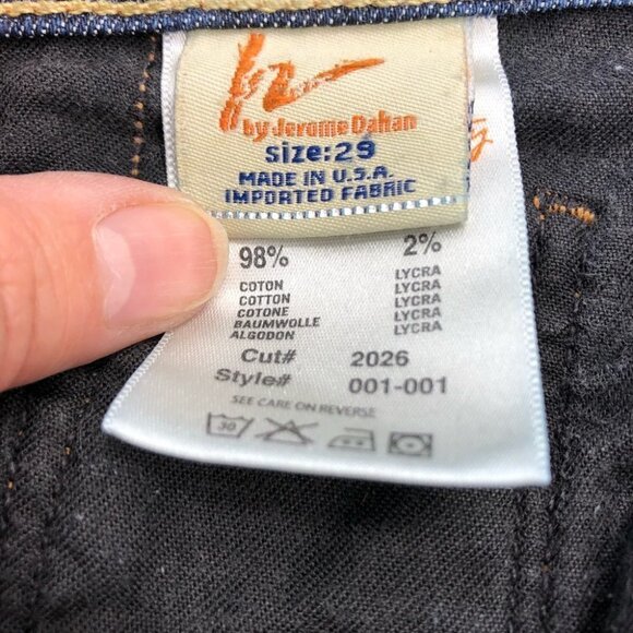 Citizens of Humanity Made in USA Women’s 29 Bootcut Blue Fringe Jeans - Picture 5 of 8